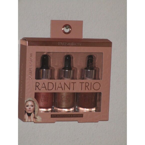 Paris Hilton Sculpt & Glow Radiant Trio Makeup Lot Bronzer Glow and Blush New - Picture 1 of 2
